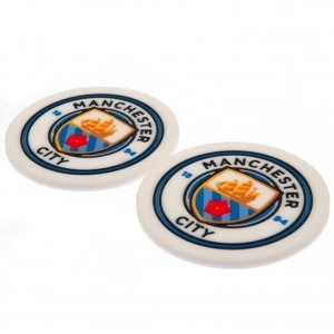 Image of Manchester City FC 2 Pack Coaster Set