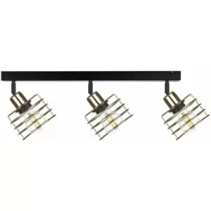 Image of Keter Viva Ceiling Spotlight Bar Gold, 60cm, 3x E27