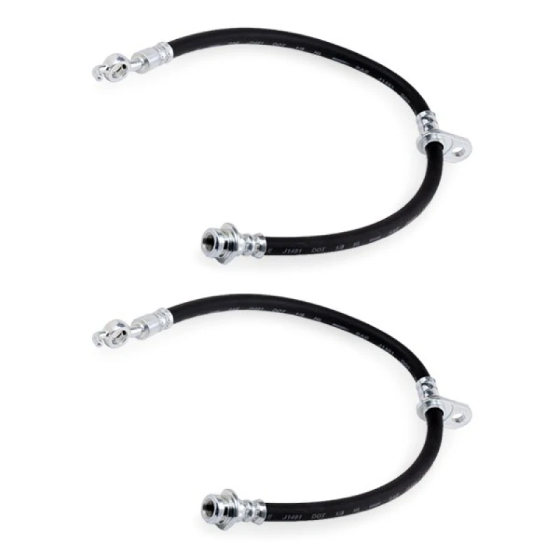 Image of RIDEX 83B1163 Brake Hose Front axle both sides, without banjo bolt Brake Hose (83)