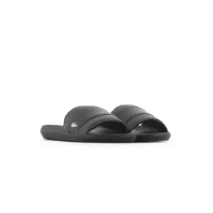 image of Lacoste Black Croco Slides