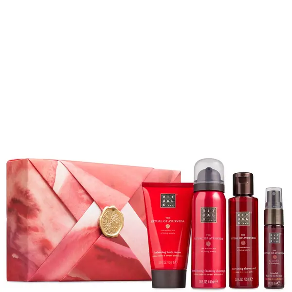 Image of Rituals The Ritual of Ayurveda Sweet Almond & Indian Rose Bath and Body Small Gift Set
