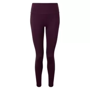 image of TriDri Womens/Ladies Performance Compression Leggings (L) (Mulberry)