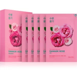 Image of Holika Holika Pure Essence Damask Rose Moisturising and Revitalising Sheet Mask 5x20ml
