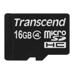 Image of Transcend TS16GUSDC4 memory card 16GB MicroSDHC Class 4