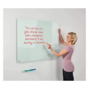 Image of Metroplan WriteOn Glass Magnetic Whiteboard 1200 x 1800mm, Clear