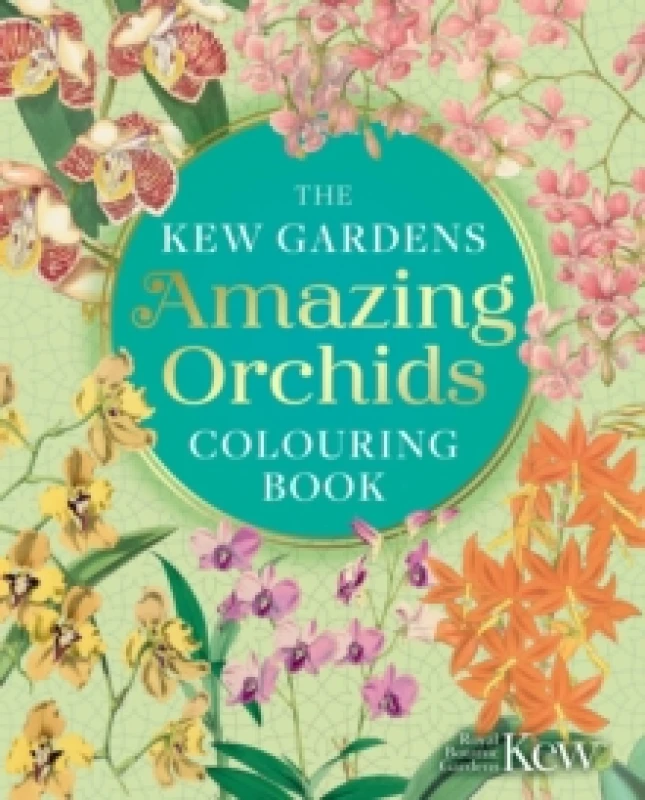 Image of The Kew Gardens Amazing Orchids Colouring Book Paperback / softback