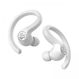 image of JLab Audio JBuds Air Sport Wireless Bluetooth Ear Hooks Headset White