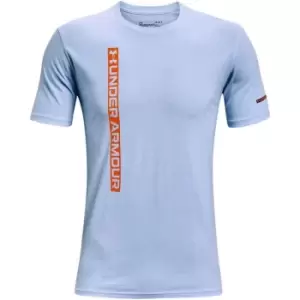 Image of Under Armour Wordmark Short Sleeve - Blue