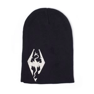 image of The Elder Scrolls - Emblem Logo Unisex One Size Beanie - Black