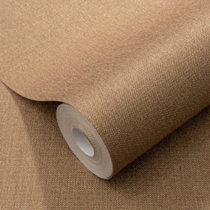 Image of Erismann Wallpaper Elle Decoration Luxury Plain Gold Woven Vinyl Wallpaper by Erismann Gold