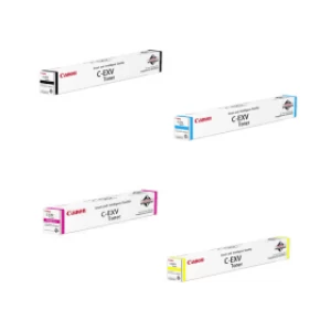 Image of Canon CEXV47 Black & Tri Colour Laser Toner Ink Cartridge
