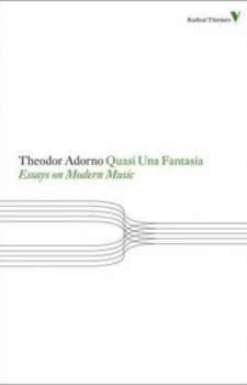 Image of Quasi Una Fantasia by Theodor Adorno Paperback
