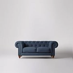 Image of Swoon Winston Smart Wool 2 Seater Sofa - 2 Seater - Indigo