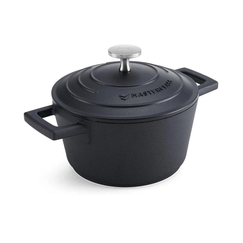 Image of MasterClass Non-Stick Aluminium 17cm Casserole Dish, 1.4L