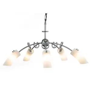Image of Lucia Pendant 5 Light G9 Polished Chrome