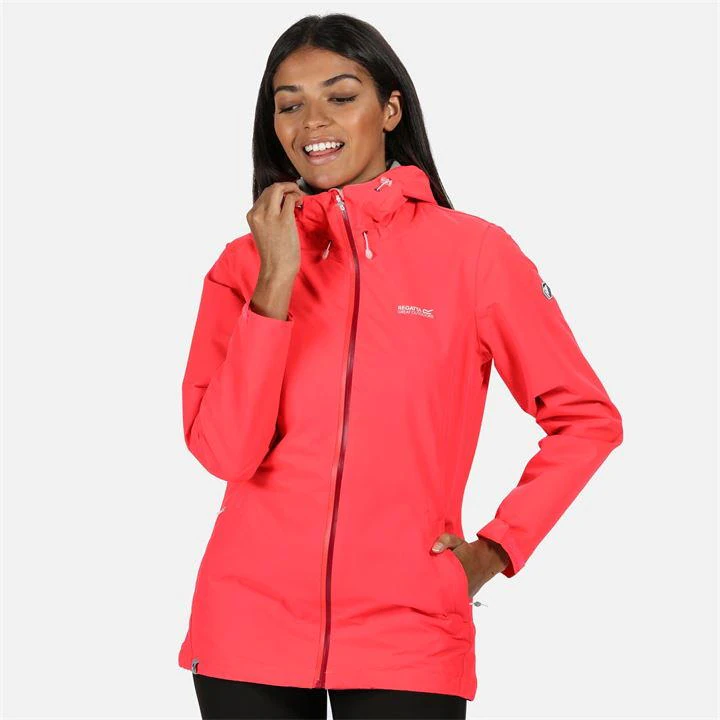 Image of Regatta Pink 'Hamara III' Waterproof Hooded Jacket - 8
