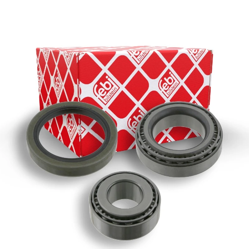 Image of FEBI BILSTEIN 05415 Wheel bearing kit Front Axle Right, with shaft seal Wheel Bearing Kit (654)