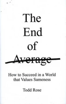 Image of The End of Average by Todd Rose Hardback