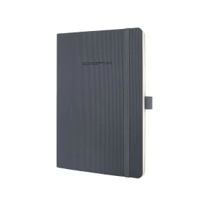 image of Sigel CONCEPTUM Notebook Softcover Lined 135x210x14mm D Grey