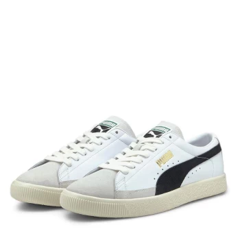 image of Puma Basket VTG Low Trainers - Puma White-Blk