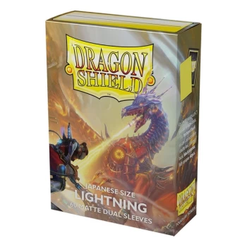 Image of UNIT Dragon Shield Japanese Size Dual Matte - Lightning (60 ct.)