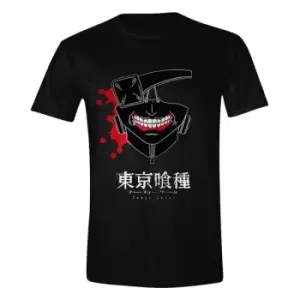 Image of Tokyo Ghoul T-Shirt Blood Filled Mask Size XL