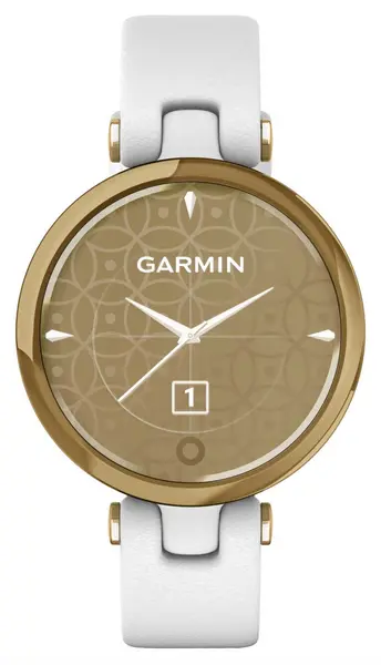 image of Garmin 010-02384-B3 Lily Classic Edition Light Gold Bezel Watch