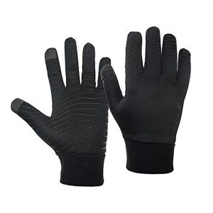 Precision Unisex-Youth Essential Warm Players Gloves, Black, Junior