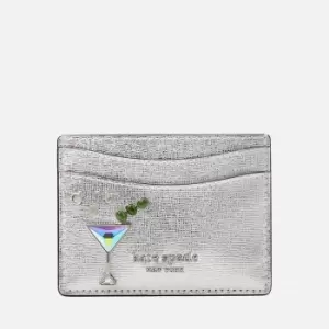 Image of Kate Spade New York Shaken Not Stirred Saffiano Leather Cardholder