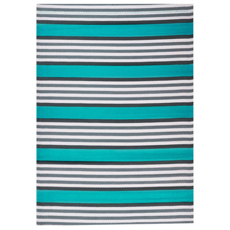 Image of Beliani Outdoor Rug Saugor Turquoise 120 X 180 Cm