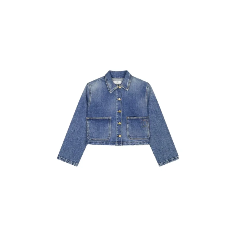 Image of Le Temps des cerises Womens denim jacket Le Temps des cerises Aksel Bleu Female S