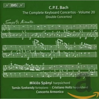 image of Mikl&oacute;s Sp&aacute;nyi - C.P.E. Bach: The Complete Keyboard Concertos CD