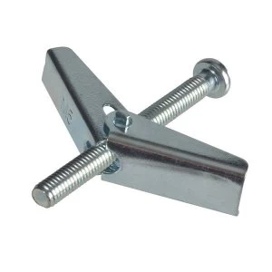 image of ForgeFix Plasterboard Spring Toggle M3 x 50mm Bag 10