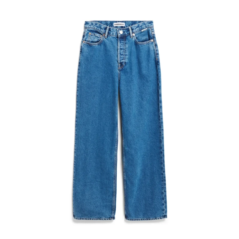 Image of ARMEDANGELS Womens Wide Leg Jeans ARMEDANGELS Enijaa Bleu Female 30x30