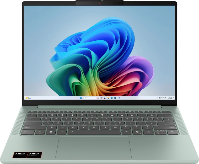 Image of Lenovo IdeaPad Slim 5 OLED 14" Copilot+ Laptop - AMD Ryzen AI 5, 512GB SSD, 16GB RAM - Breeze Moss
