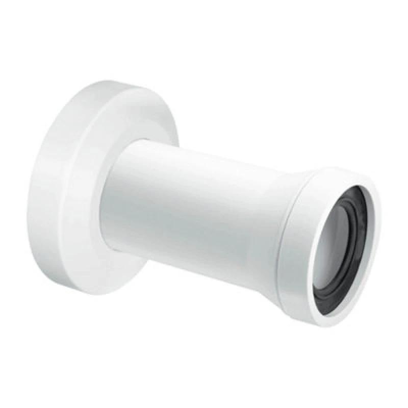 Image of McAlpine WC17-110 WC Connector Wall Flange White