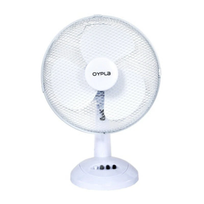 Image of Oypla 12" Electric Desk Fan White