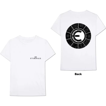 Image of Marvel Comics - Eternals Sundial Unisex Large T-Shirt - White