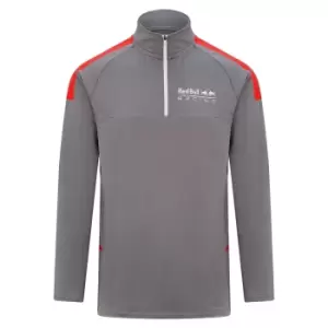Image of 2022 Red Bull Racing LS Zip Tech Tee (Grey)