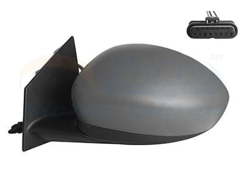 Image of VAN WEZEL Wing mirror VAN WEZEL 1648805