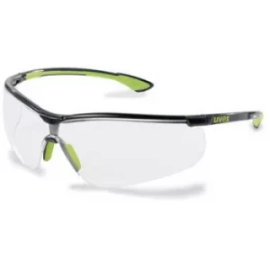 image of Uvex uvex sportstyle 9193265 Safety glasses UV protection Green, Black DIN EN 166, DIN EN 170