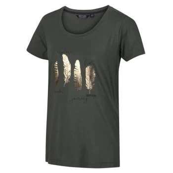 Image of Regatta Green 'Filandra IV' Printed Short Sleeves T-Shirt - 8