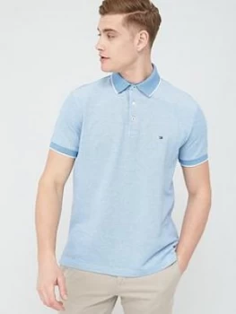 image of Tommy Hilfiger Cool Oxford Regular Fit Polo Shirt - Regatta Blue