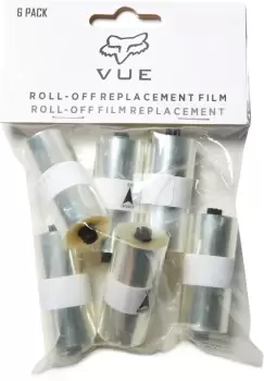 Image of FOX Vue Roll Off Film 6PK, clear, clear, Size One Size