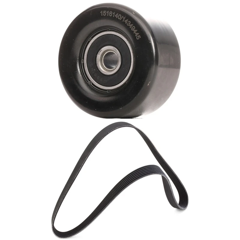 Image of RIDEX 542R1352 V-ribbed belt set Check alternator freewheel clutch & replace if necessary V-Ribbed Belt Set (542)