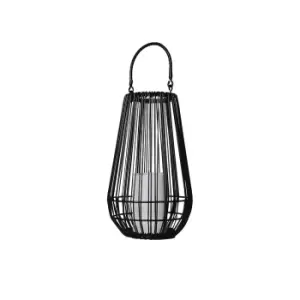 Image of IP44 Vase Basket with Battery Operated LED Candle