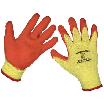 image of Worksafe 9121XL/12 Super Grip Knitted Gloves Latex Palm (X-Large) ...