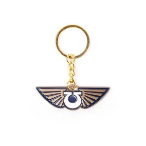 image of Warhammer 40K - Space Marines Icon Unisex Pendant With Chain Keyring - Multi-Colour