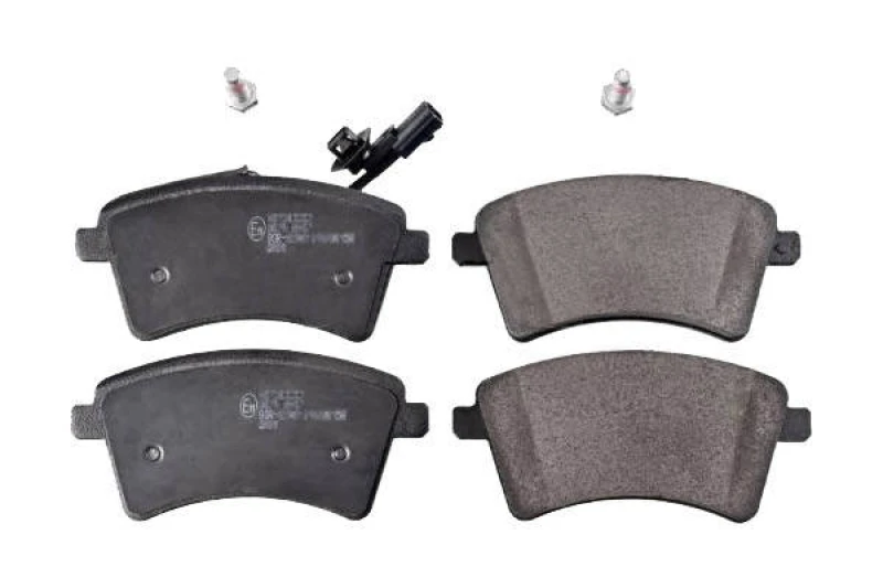Image of SWAG 60 11 6200 Brake pad set Front Axle, incl. wear warning contact, with bolts/screws Brake Pad Set,disc brake (402)
