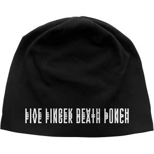 Image of Five Finger Death Punch - And Justice for None Logo Unisex Beanie Hat - Black